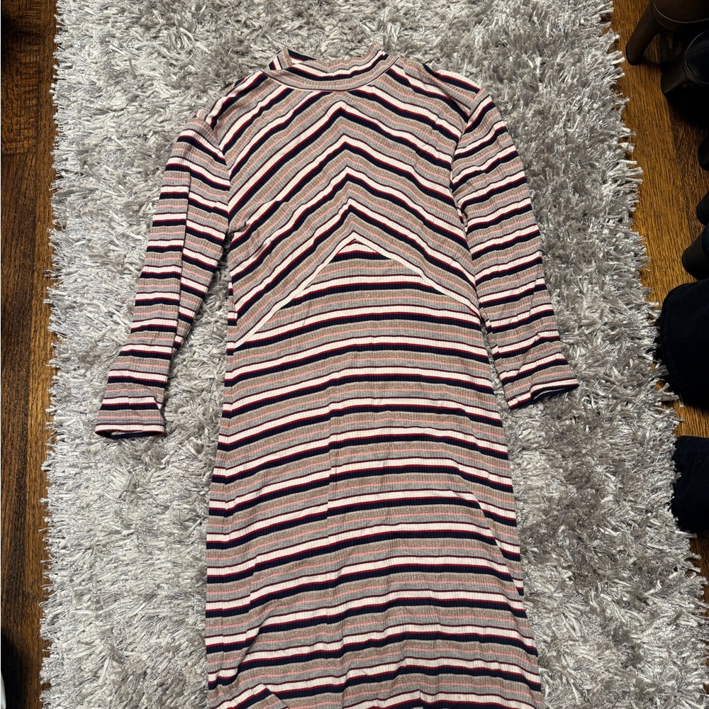 MINKPINK Multicolor Striped Mini Dress